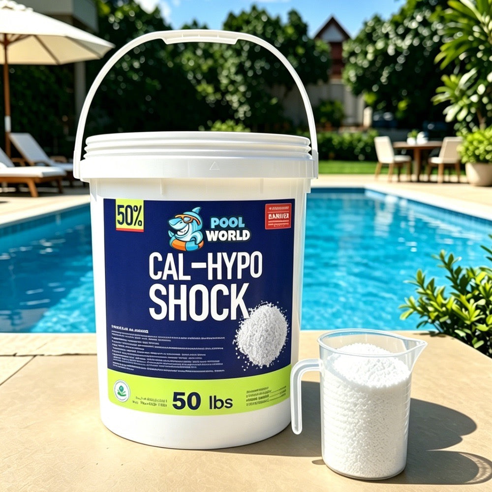 50 lbs Pool Shock 68% Calcium Hypochlorite Chlorine Granules