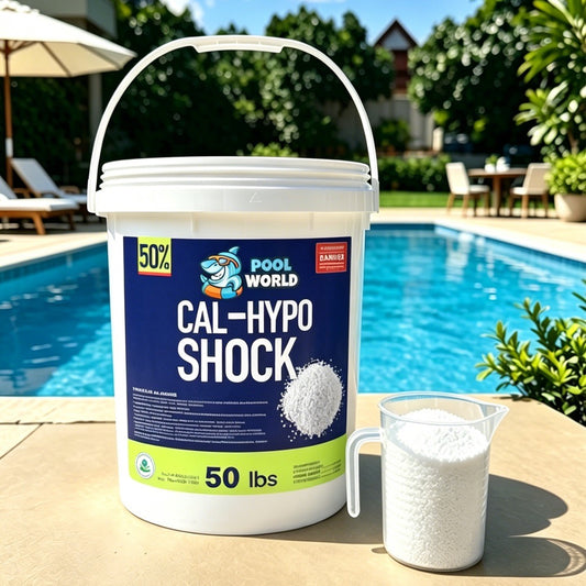 50 lbs Pool Shock 68% Calcium Hypochlorite Chlorine Granules