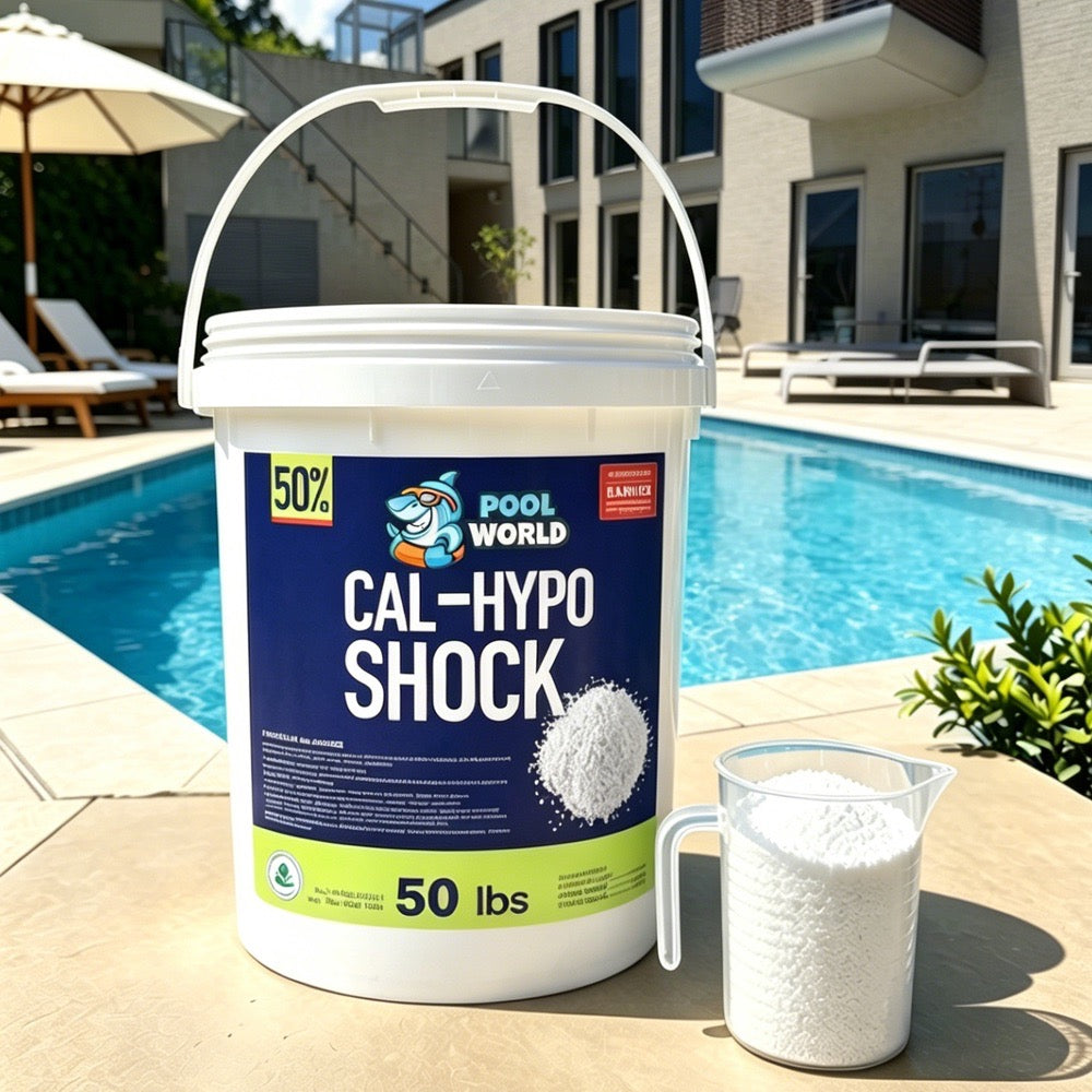 50 lbs Pool Shock 68% Calcium Hypochlorite Chlorine Granules
